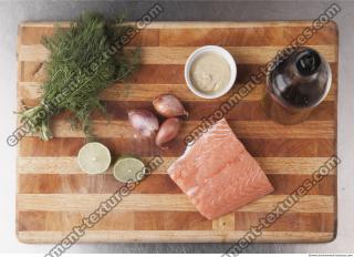 photo texture of salmon meat